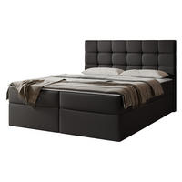 BOXBETT Luanda - H3 - Schwarz, Holzwerkstoff/Textil (180/200cm) - MIRJAN24