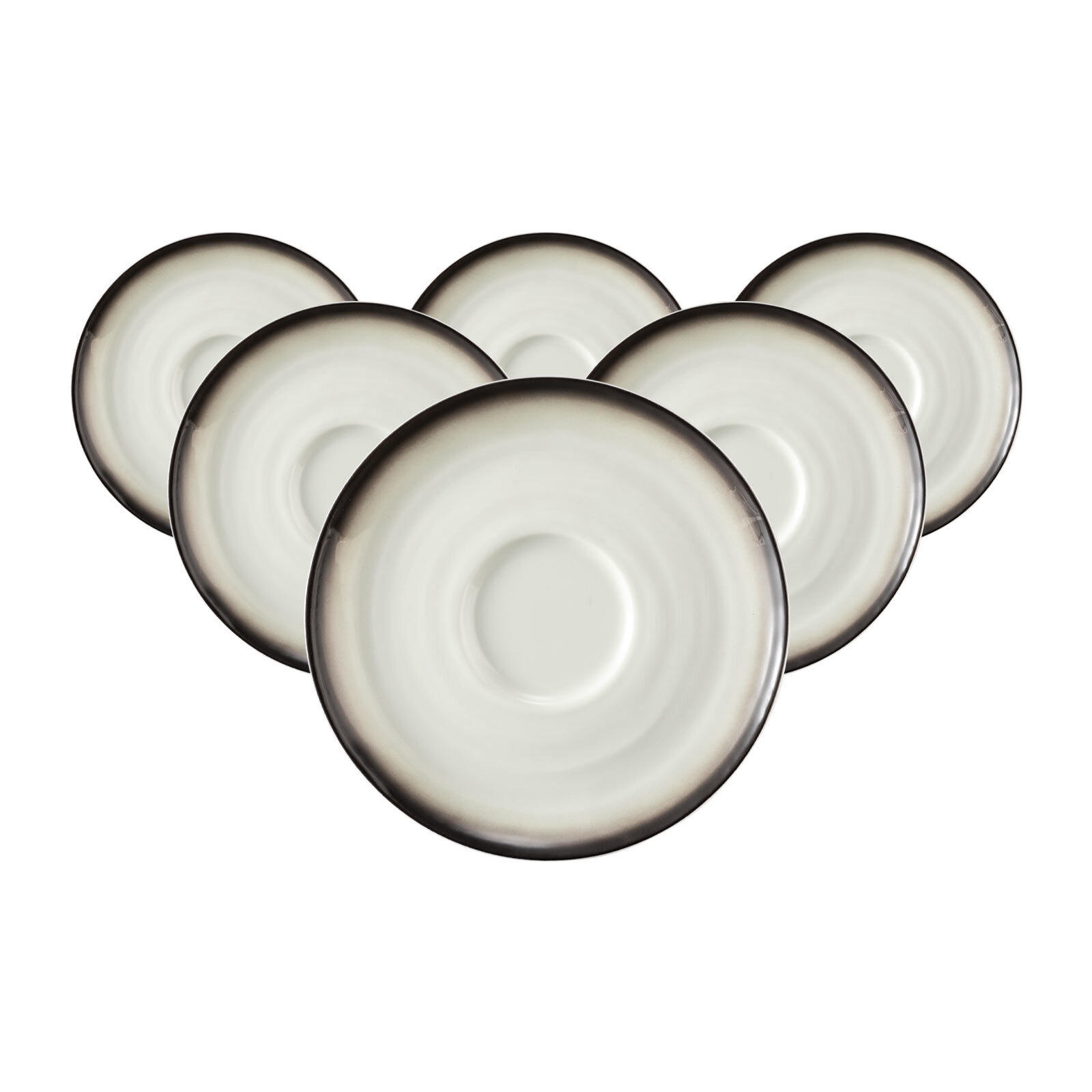KOMBI-UNTERTASSEN Terra Corso ø 16,1 cm 6er Set - Beige/Grau, Keramik (16.1cm) - Seltmann Weiden