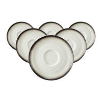 KOMBI-UNTERTASSEN Terra Corso ø 16,1 cm 6er Set - Beige/Grau, Keramik (16.1cm) - Seltmann Weiden