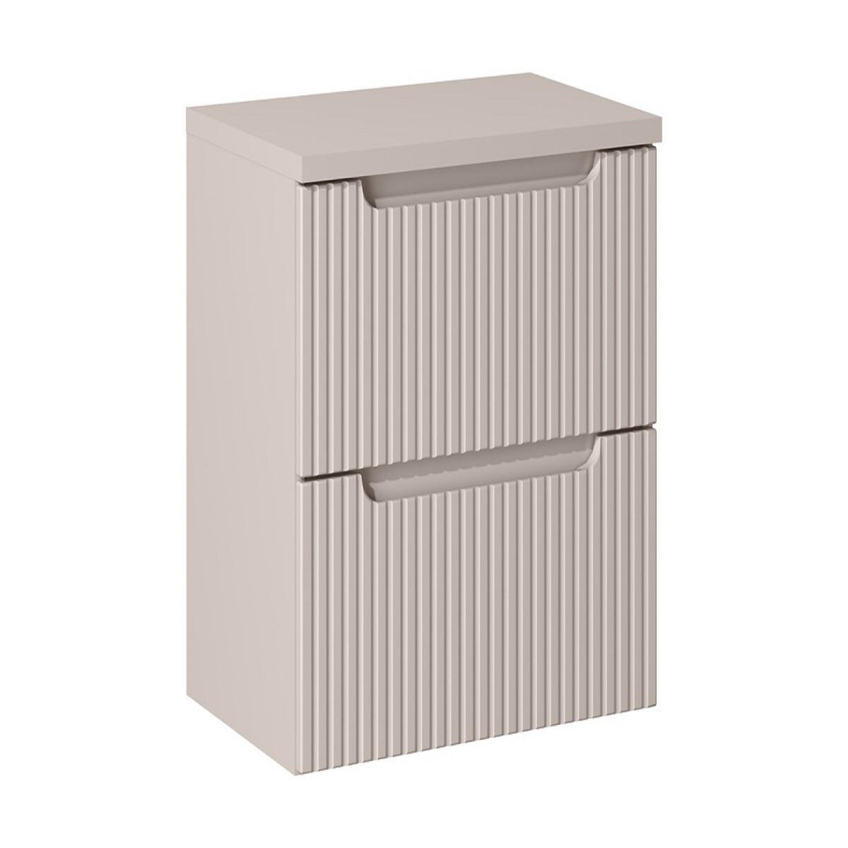 WASCHTISCHUNTERSCHRANK 60 cm 2 Teile Nova Cashmere N BM208 in Kaschmir/Matt - Kaschmir, Holz (60/57/40cm)