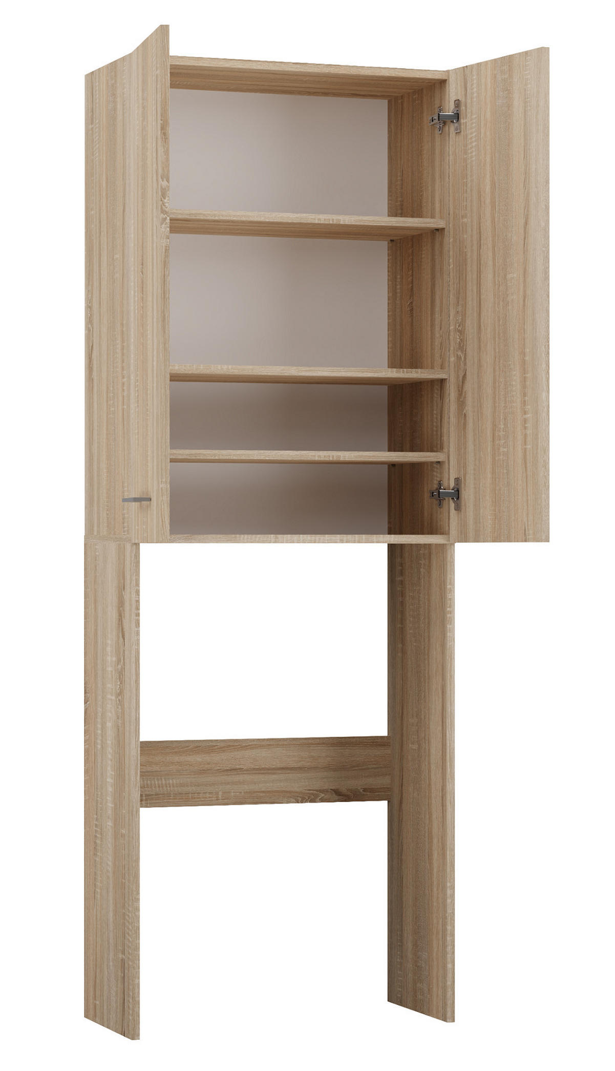BADEZIMMERSCHRANK ÜBER WASCHMASCHINE POLA DD EICHE SONOMA - Sonoma Eiche, Holzwerkstoff (64/180/30cm) - CDF