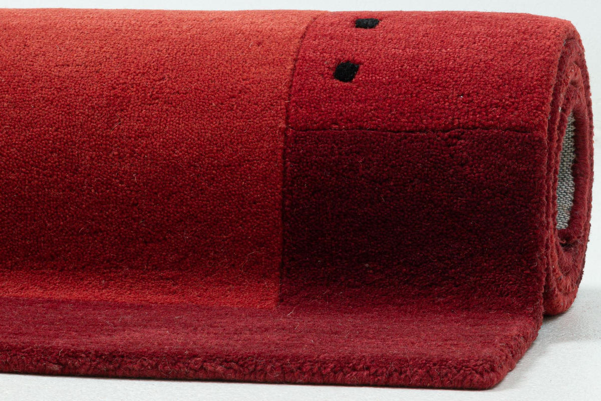 HANDTUFTTEPPICH Royal Ganges 200x200 cm - Rot, Textil (200/200cm) - THEKO