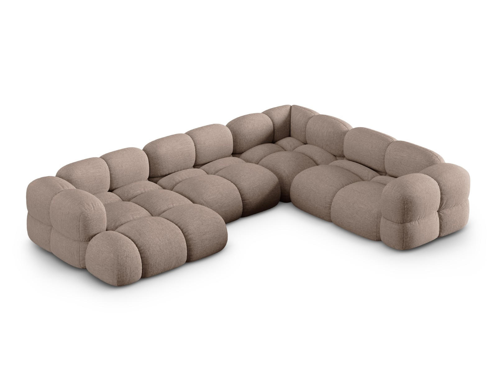 Cosmopolitan Design Panoramasofa Cappuccino 250x68x345 cm
