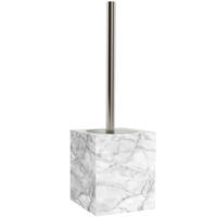 WC-BÜRSTE Marmor - Grau, Kunststoff (10/37/10cm) - Sanilo