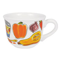 SUPPENSCHALE Rote Suppe in Bunt - 14cm - Multicolor, Keramik (12.7/16.2/9.7cm) - Blond Amsterdam