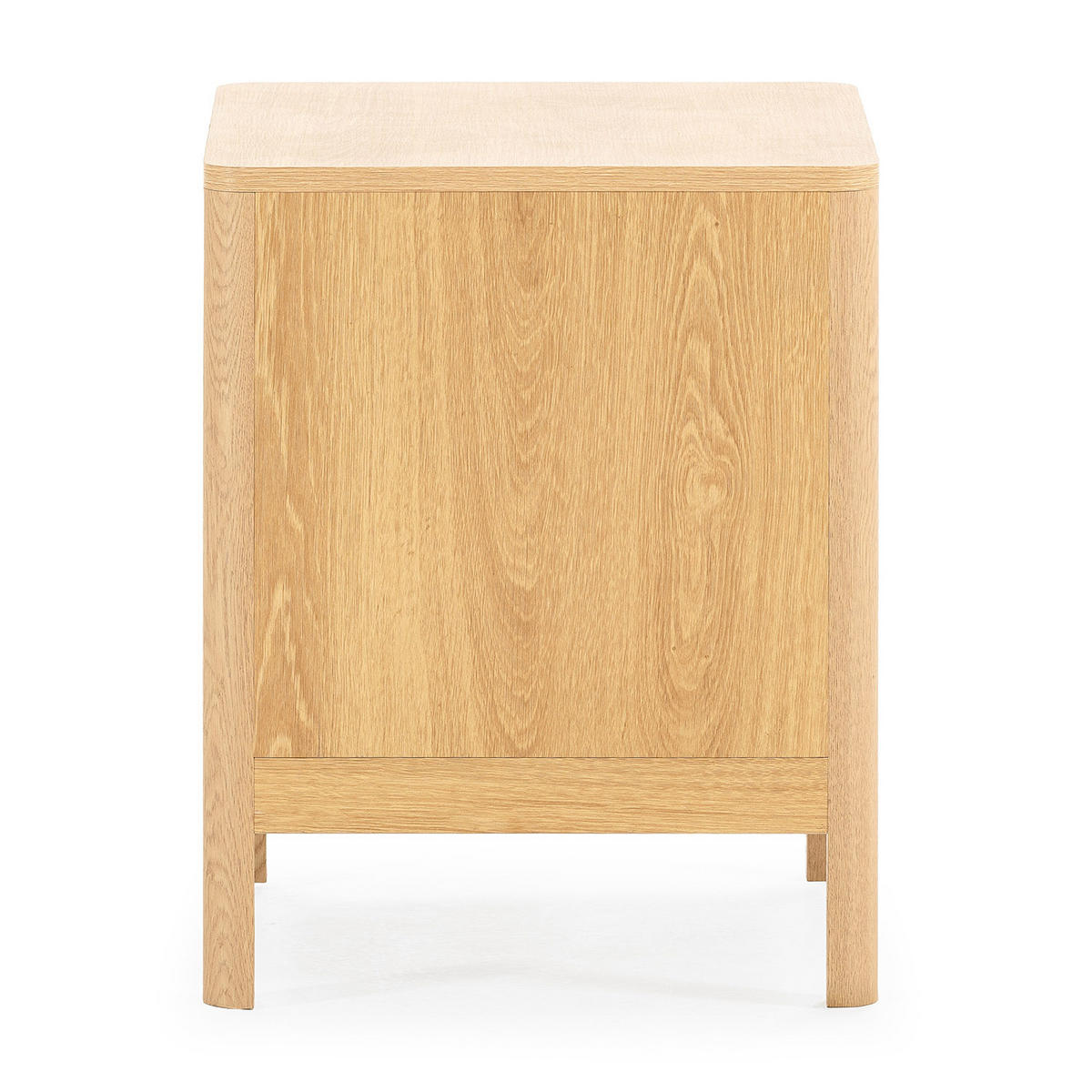 NACHTTISCH Nassau 2 schubladen Eichenfarbe/grün - Grün, Holzwerkstoff (45/50/40cm) - VS Venta-stock