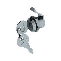 ERSATZSCHLOSS für WC-Papierhalter 2 Rollen - Chromfarben, Metall (8/3/10cm) - Delabie