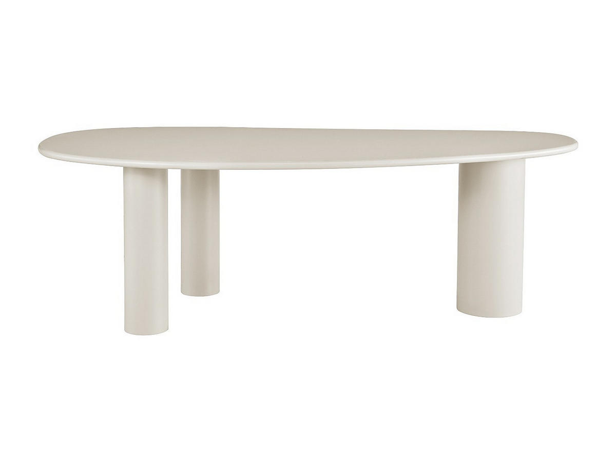 TISCH ohne Ausziehfunktion - 8 -Sitzer - MDF - beige - OLASKO - Beige, Holz (118/229/76cm) - Vente-Unique