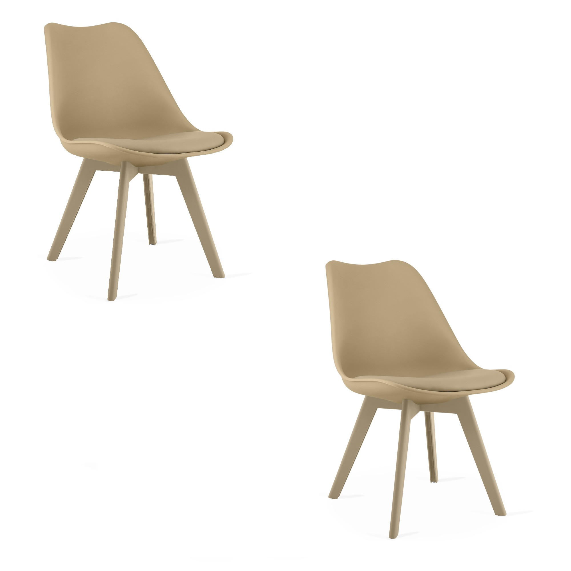 XXXLutz Stuhl Beige 40x50x50 cm