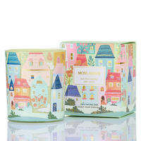 DUFTKERZE im Glas Moos Bernstein 290g Natursoja 55h Brenndauer - Multicolor, Glas (14.4cm)