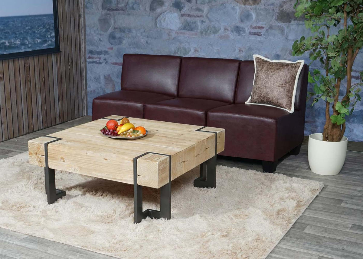 3-SITZER Rotbraun - Rotbraun, Textil (171/76/72cm) - MCW