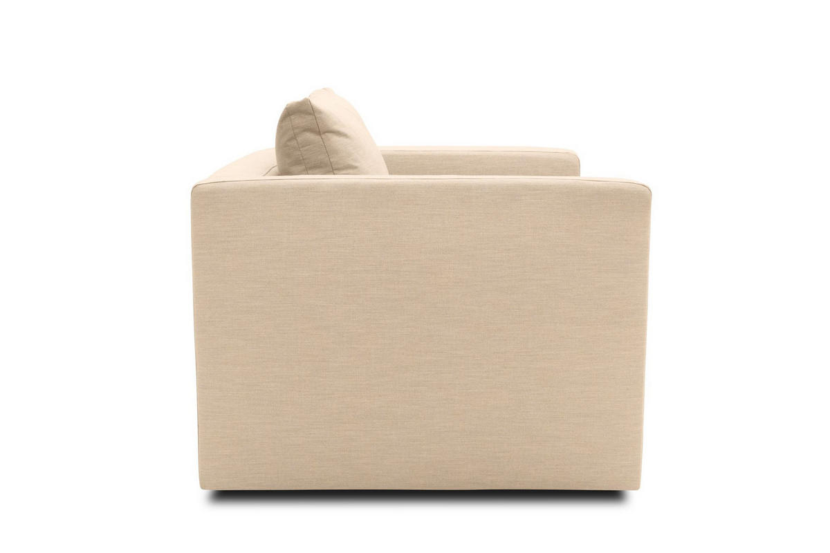 GARTENLOUNGE-RELAXSESSEL Bozhana mit Outdoorbezug in beige - Beige, Kunststoff (116/67/96cm) - 58aufmkessel