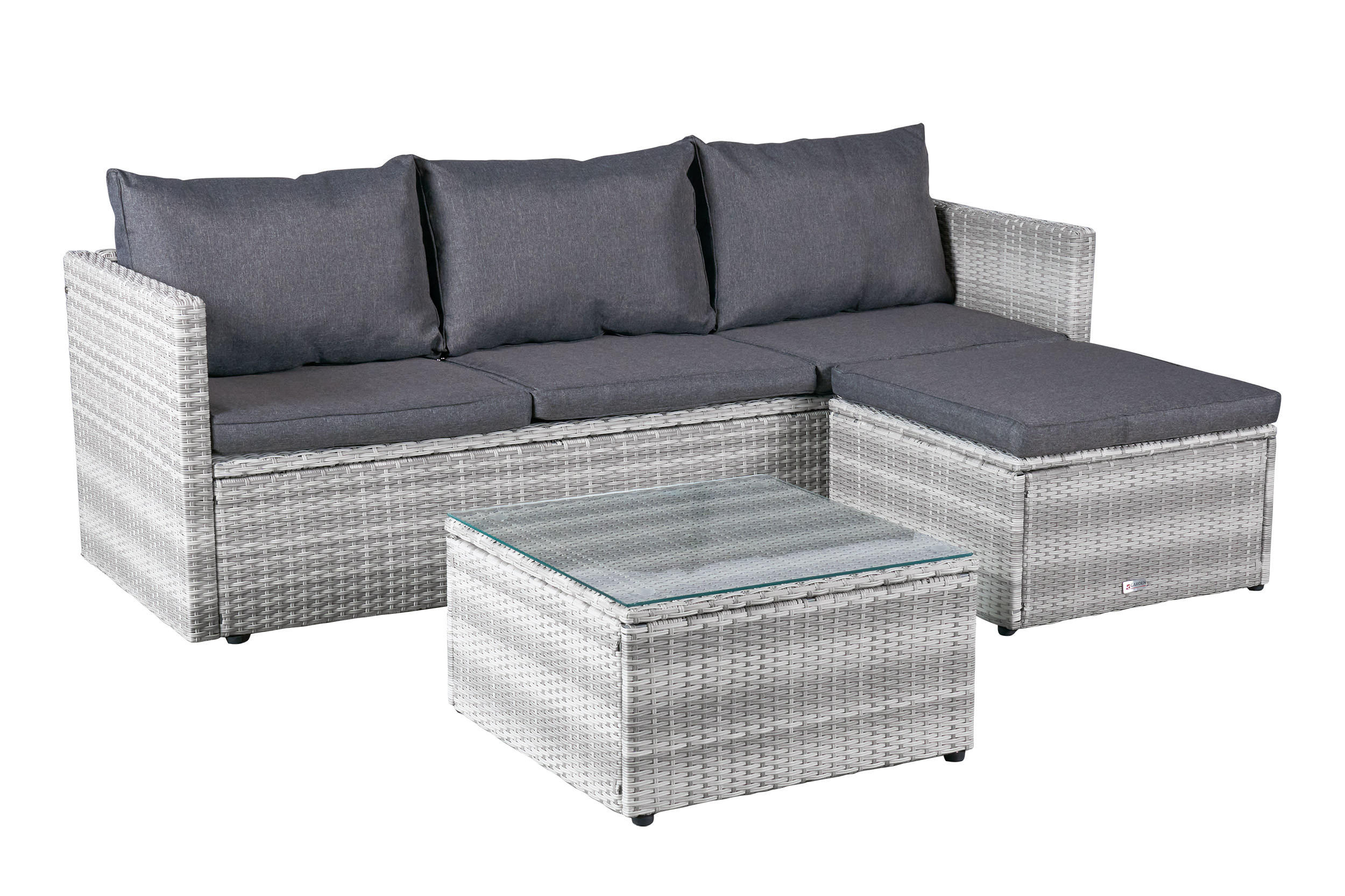 dasmöbelwerk Loungeset Grau