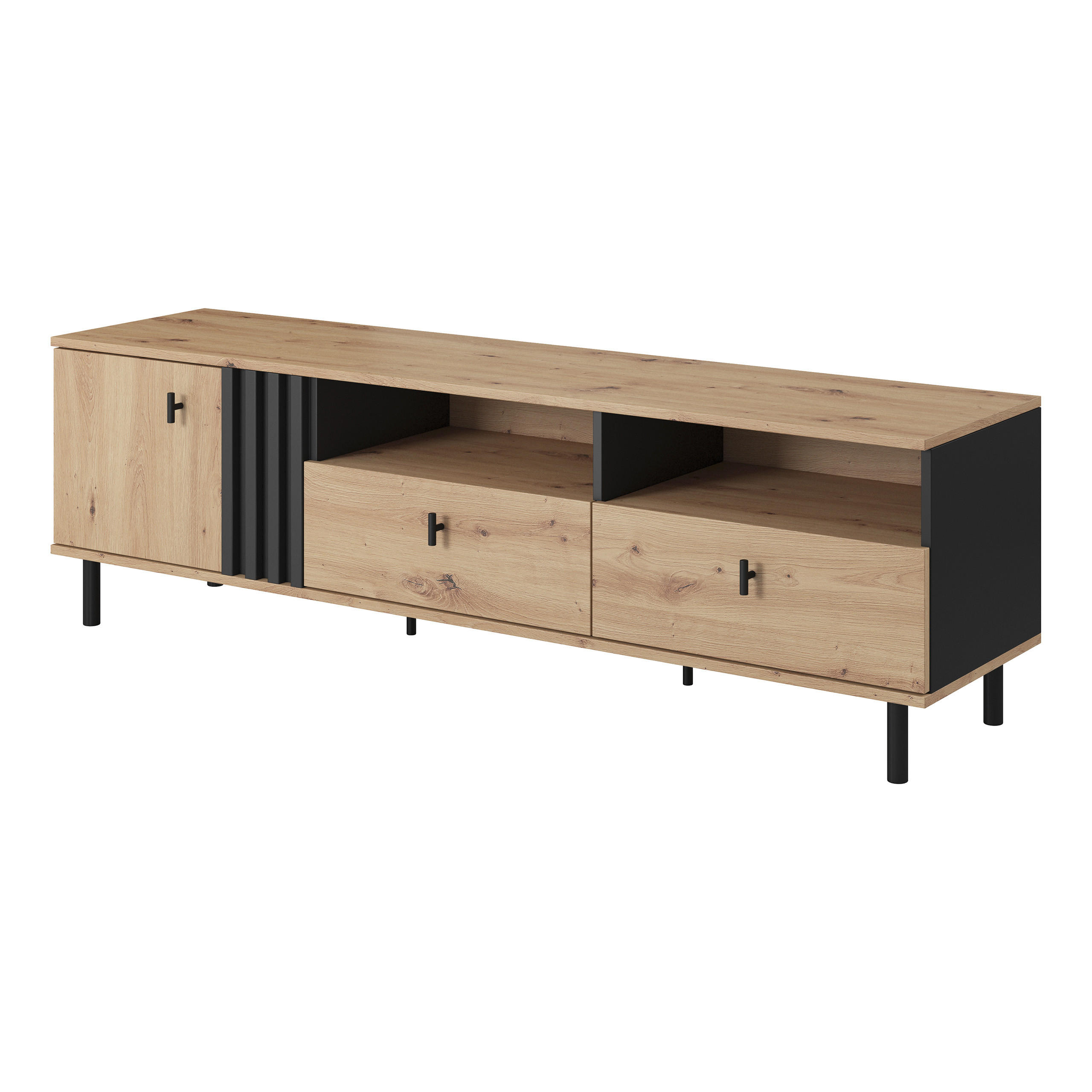 Masseno Lowboard Anthrazit 165.1x49.2x40 cm