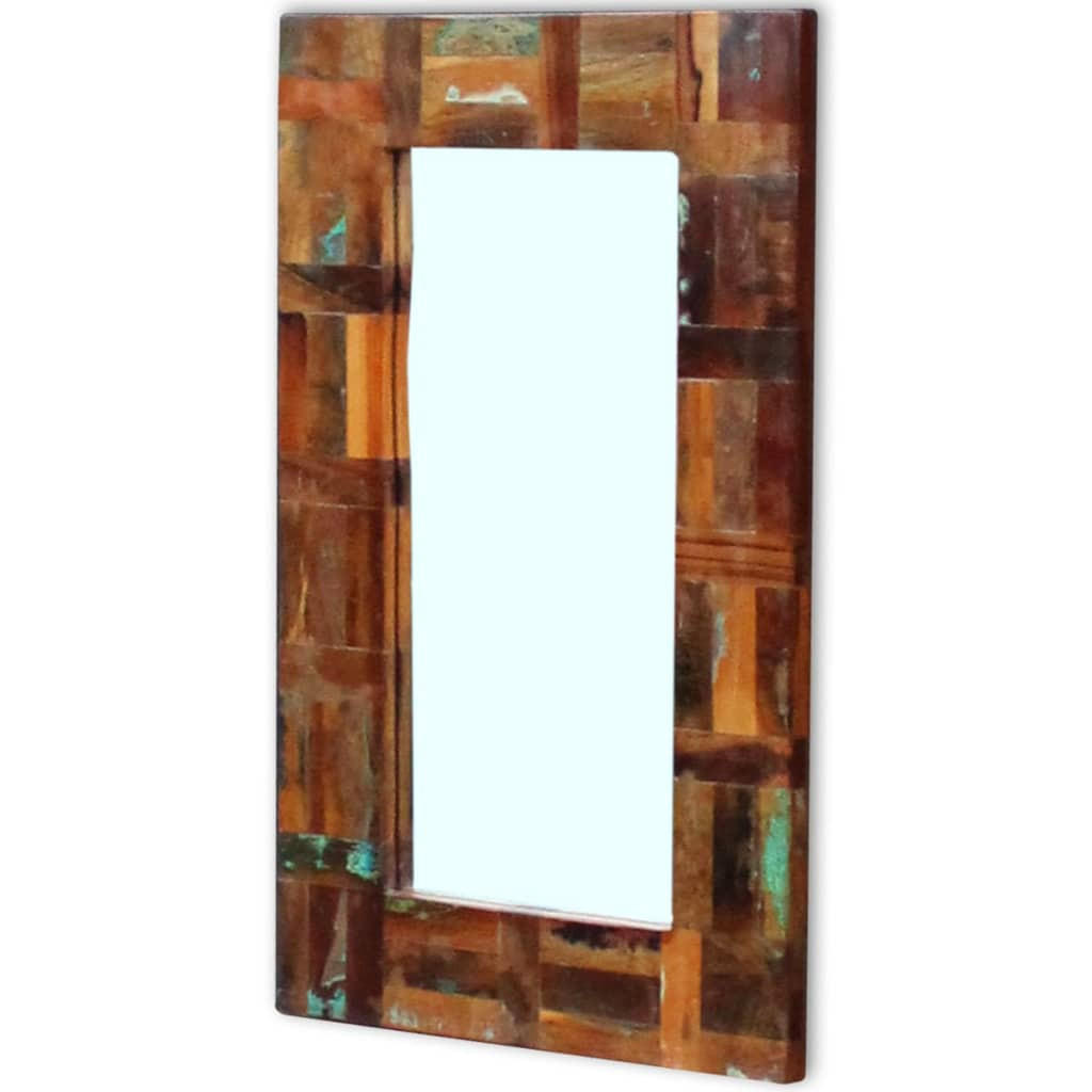SPIEGEL Altholz 80x50 cm - Multicolor, Holz (50/80/1cm) - furnicato