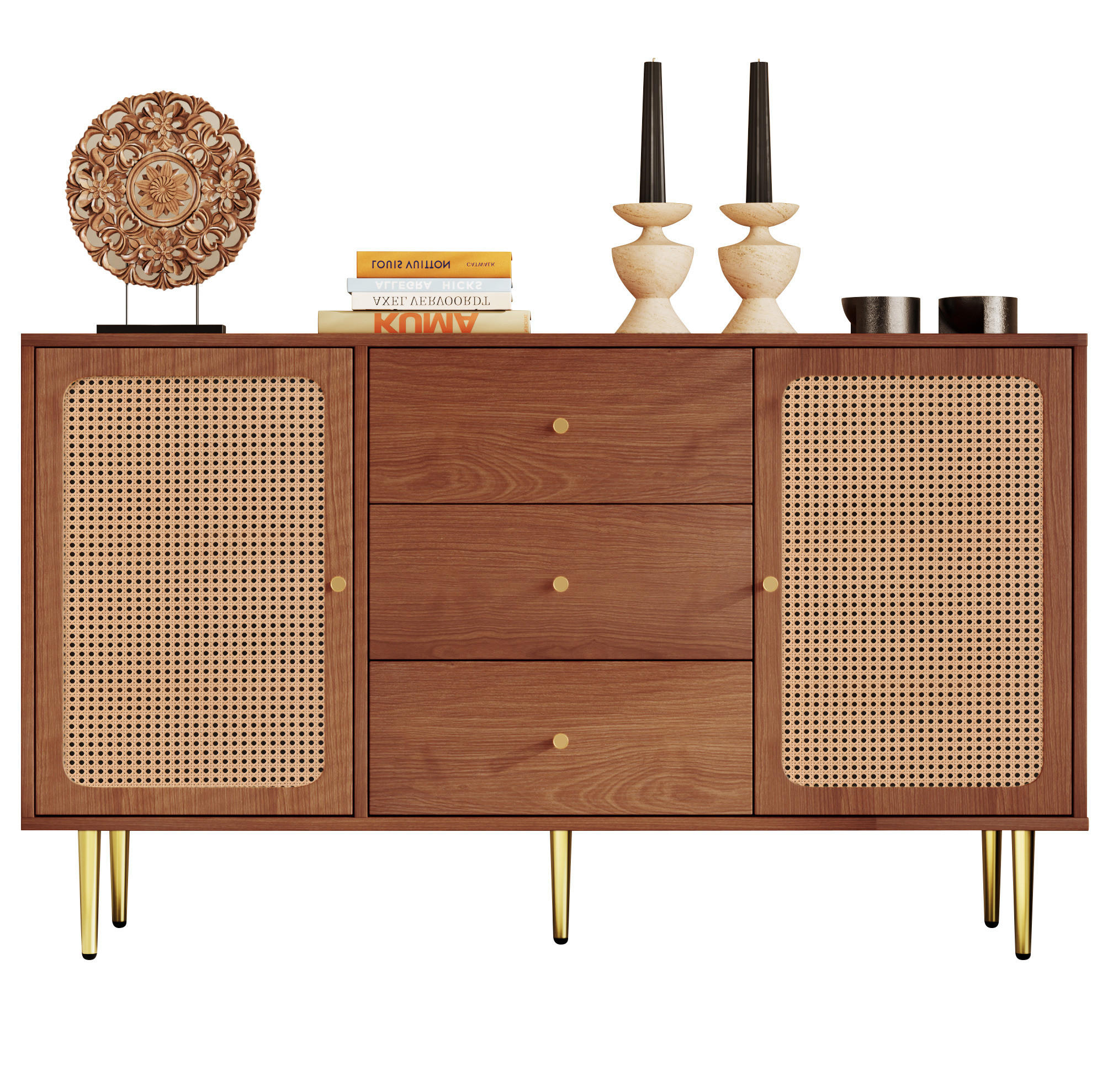 Ivmeu Kommode Nussbaum 40x90x150 cm