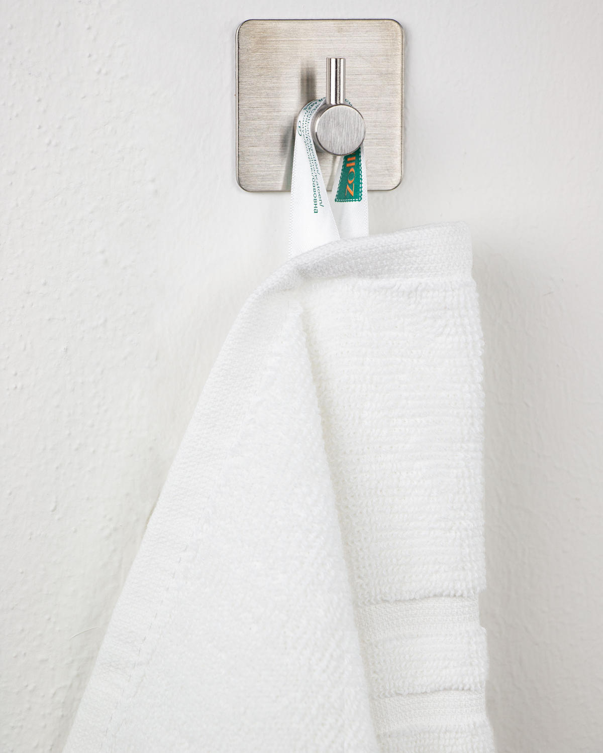 DUSCHTÜCHER, 5er-Set, 70x140 cm, 100% Baumwolle, Weiß - Weiß, Textil (70/140cm) - Zollner