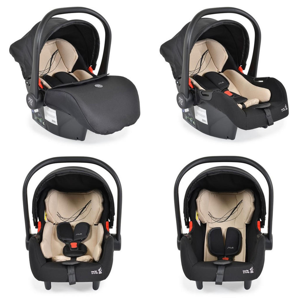 Thumbnail - Moni Babyschale, Beige, Kunststoff, 33x73x42 cm, kinder, unisex, Baby on Tour, Babyschalen, Babyschalen