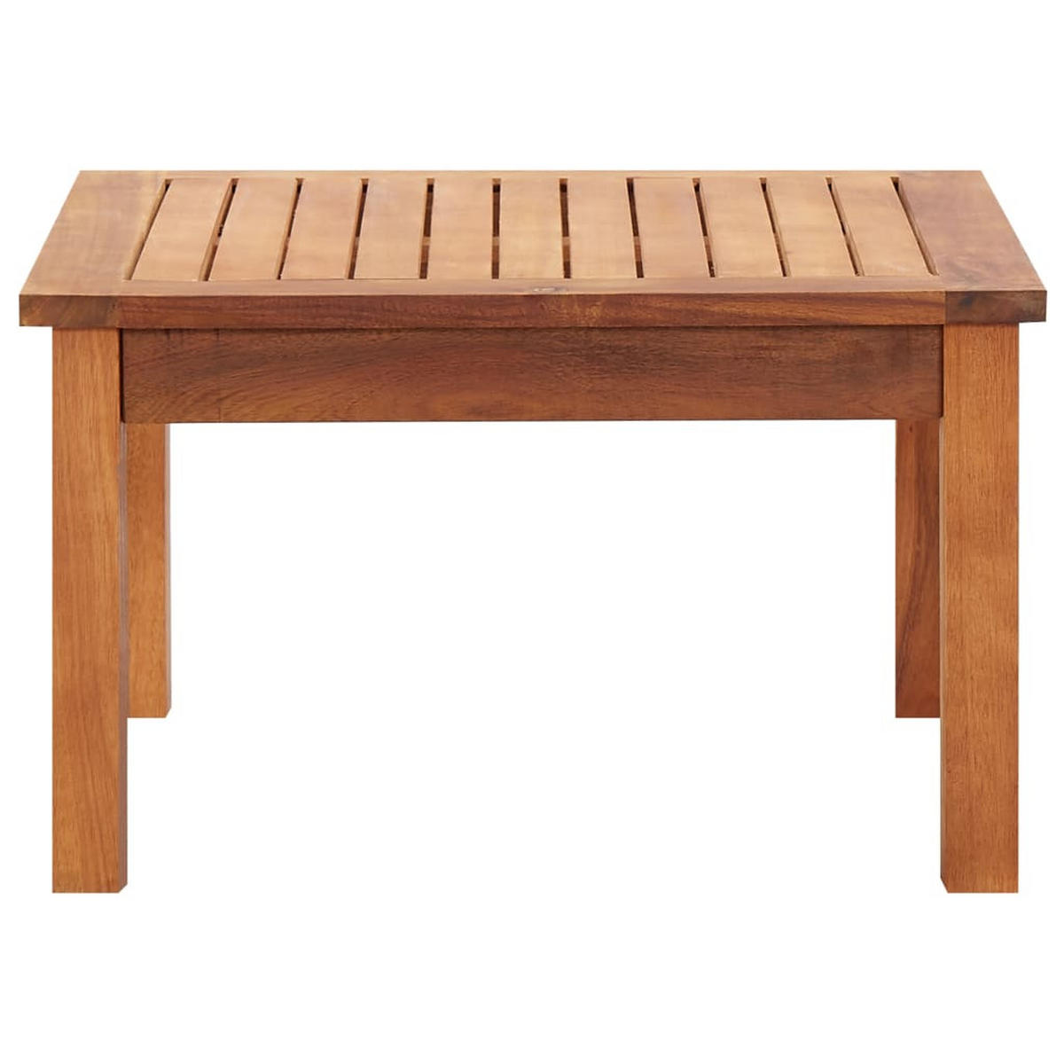 GARTEN-COUCHTISCH 60/60/36 Cm Massivholz Akazie - Braun, Holz (60/60/36cm) - vidaXL