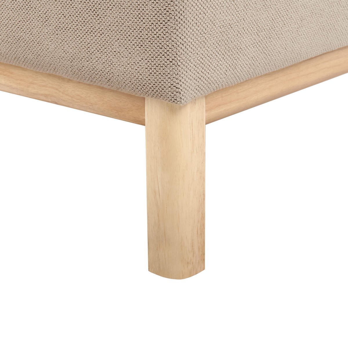 POHOVKA 3-místná Látka Taupe Sosjo - šedohnědá, textil (219/74/83cm) - Beliani