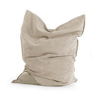 SITZSACK mit Cord Cover Der Große - Beige, Textil (130/20/170cm) - Mokebo