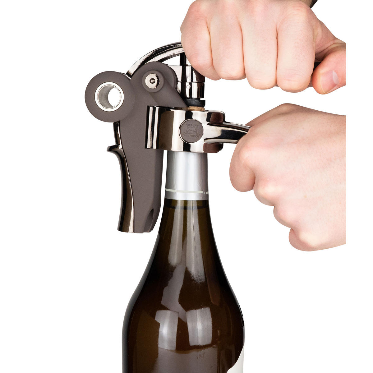 KORKENZIEHER Baltaz Basalt mit Kapselschneider - Grau, Metall (6cm) - PEUGEOT