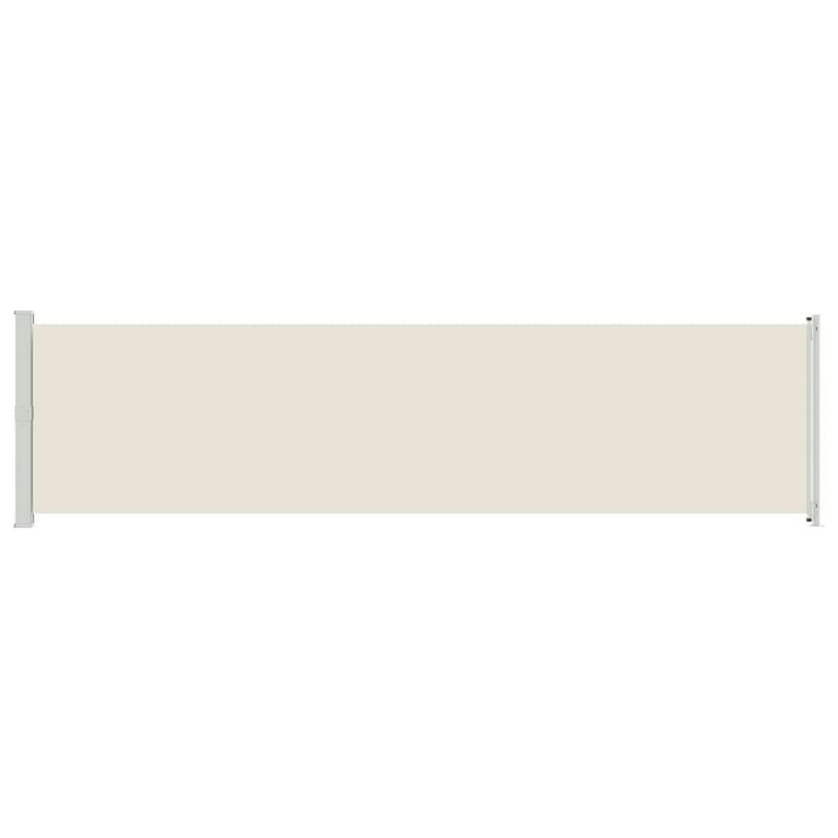 SEITENMARKISE Ausziehbar 600/160 Cm Creme - Creme, Textil (600/160/600cm) - vidaXL