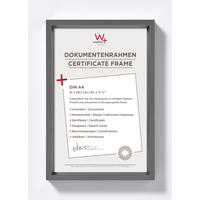 BILDERRAHMEN Steel Style Kst.Rahmen 21x29,7 cm Stahl - Edelstahlfarben, Kunststoff (21.96/30.96/2.18cm) - walther design