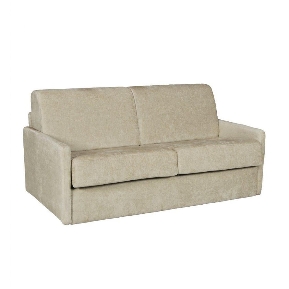SCHLAFSOFA rapido 3 sitzer BERGAME aus Samt / Beige - Beige, Textil (174/88/210cm) - Weber Industries