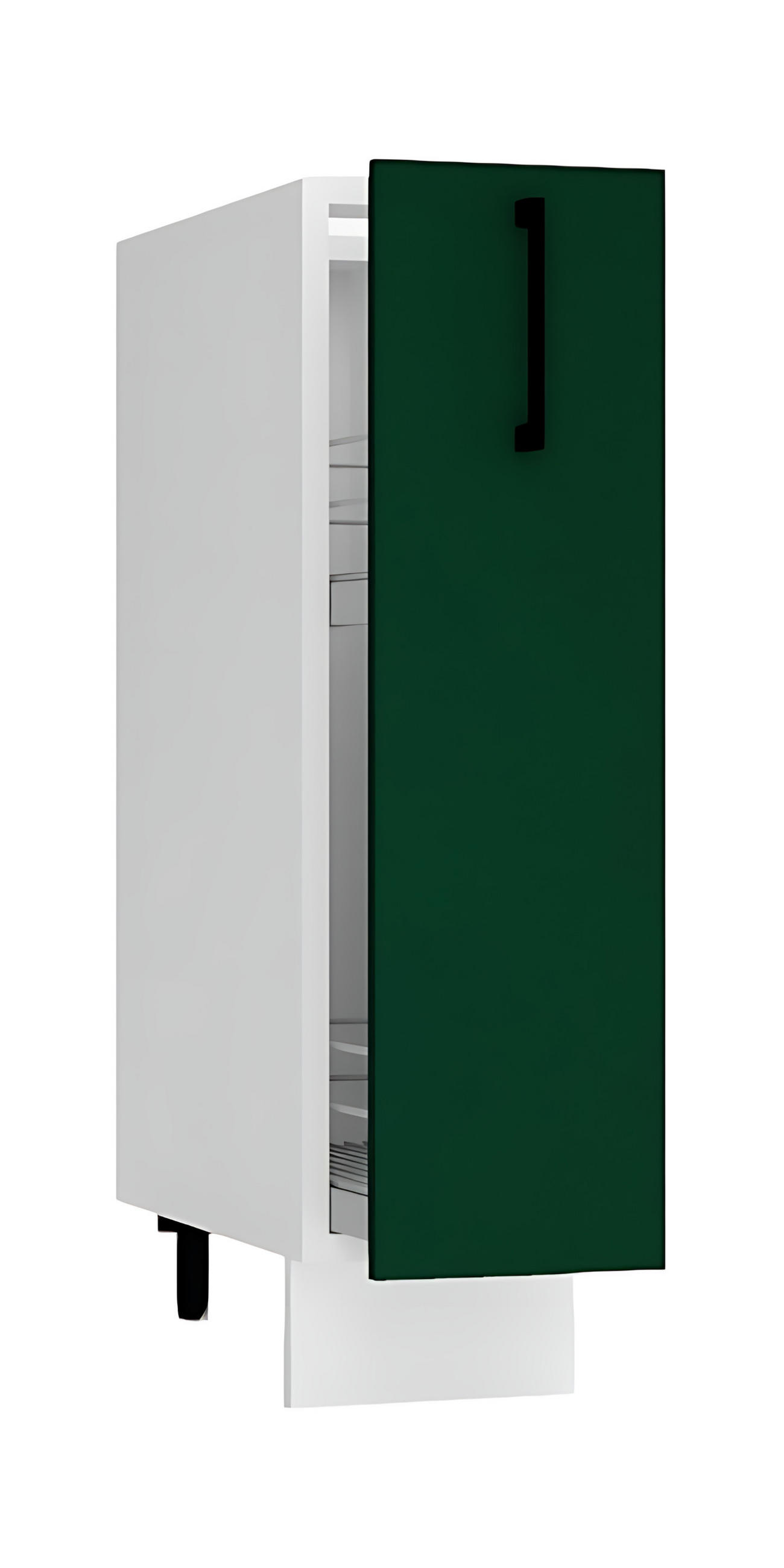 APOTHEKERSCHRANK D20CARGO - Morvex - Moderne Küchenlösung - Dunkelgrün, Holz/Metall (20/82/52.4cm) - ROYAL24_MARKT