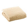 BADETUCH Zoé vanille 100 x 180 cm - Beige, Textil (100/180cm) - Vivaraise