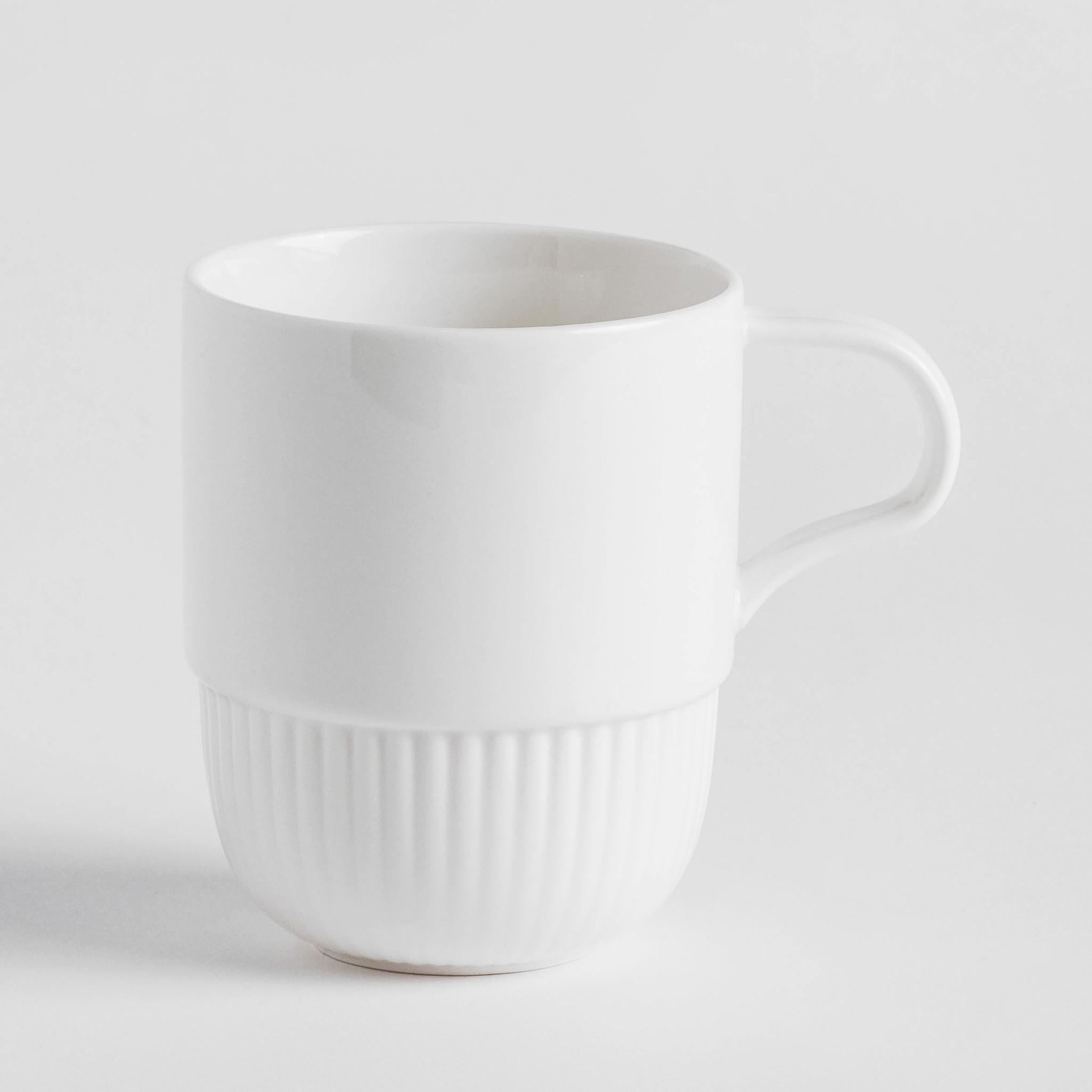 BECHER Sandino - Weiß, Keramik (0.35L) - home&you