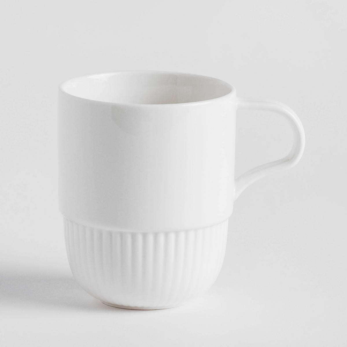 BECHER Sandino - Weiß, Keramik (0.35L) - home&you