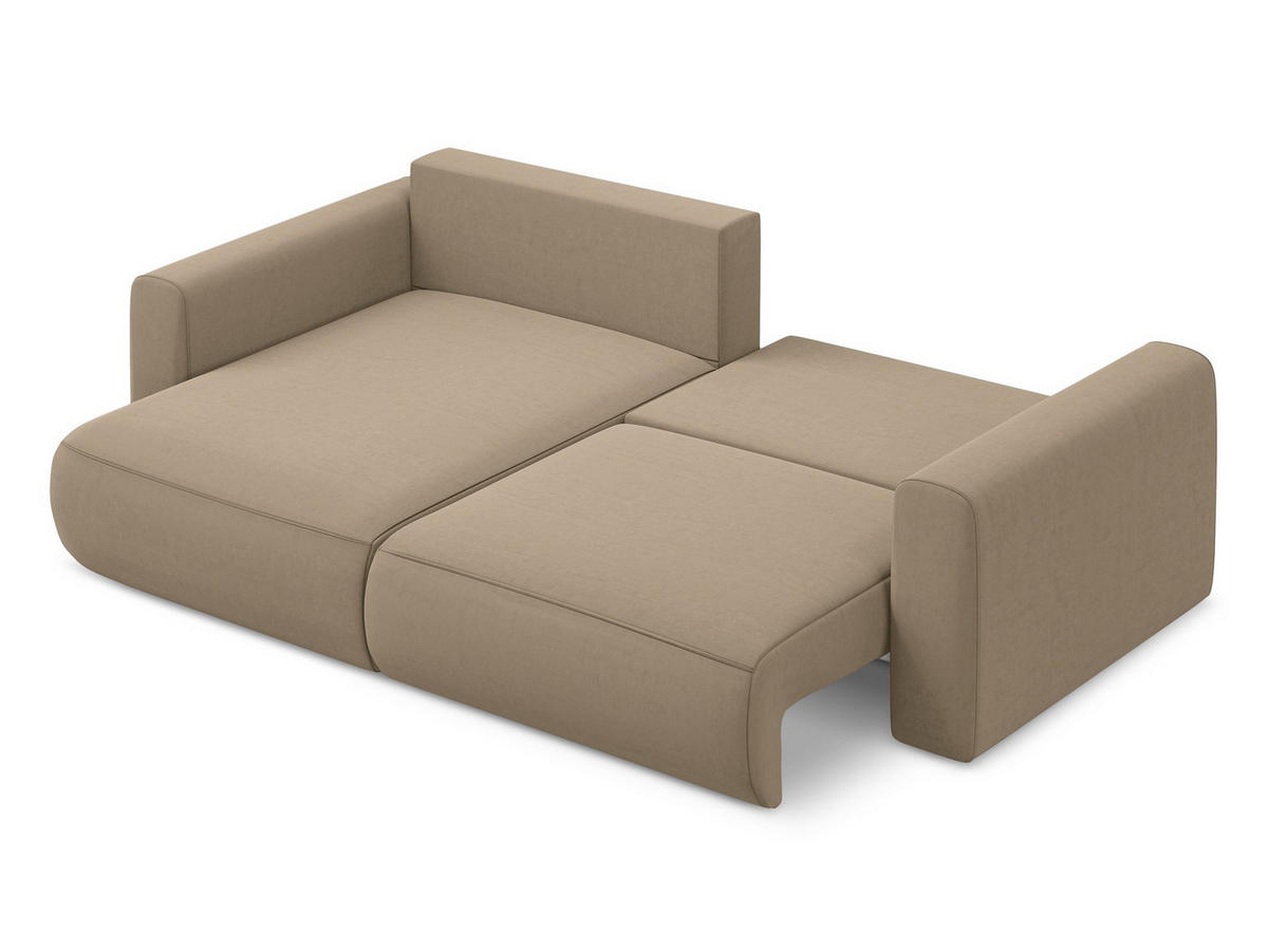 WOHNLANDSCHAFT Strukturstoff Stoff Grau - Schwarz/Grau, Kunststoff/Textil (398/82/185cm) - Makamii