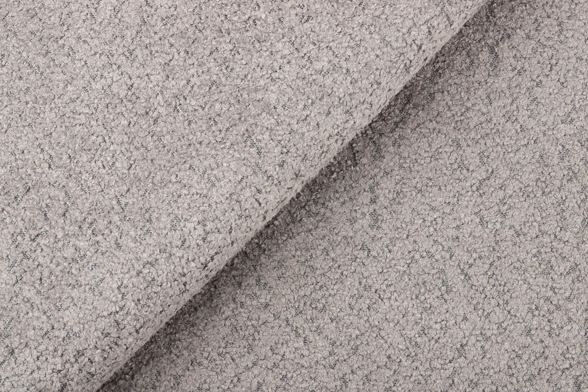 POLSTERBETT Arles 140/200 cm Boucle-Stoff - Hellbraun/Grau, Holz/Textil (140/200cm) - S-Style Möbel