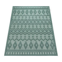 OUTDOORTEPPICH 120/160 cm Livorno 671 - Türkis, Textil (120/160cm) - Paco Home