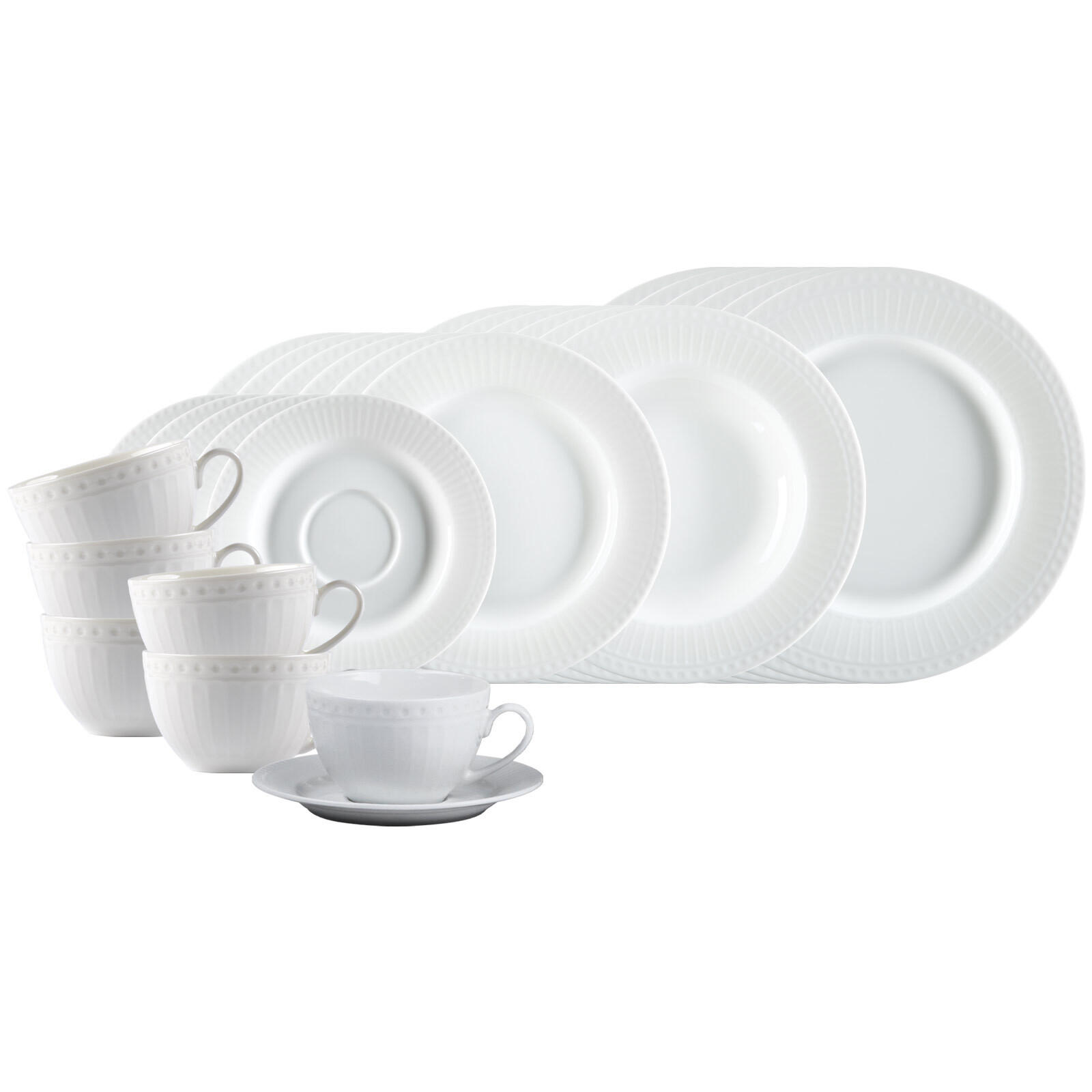 KOMBISERVICE Sofia weiß 30er Set - Weiß, Keramik (1/1/1cm) - Ritzenhoff Breker