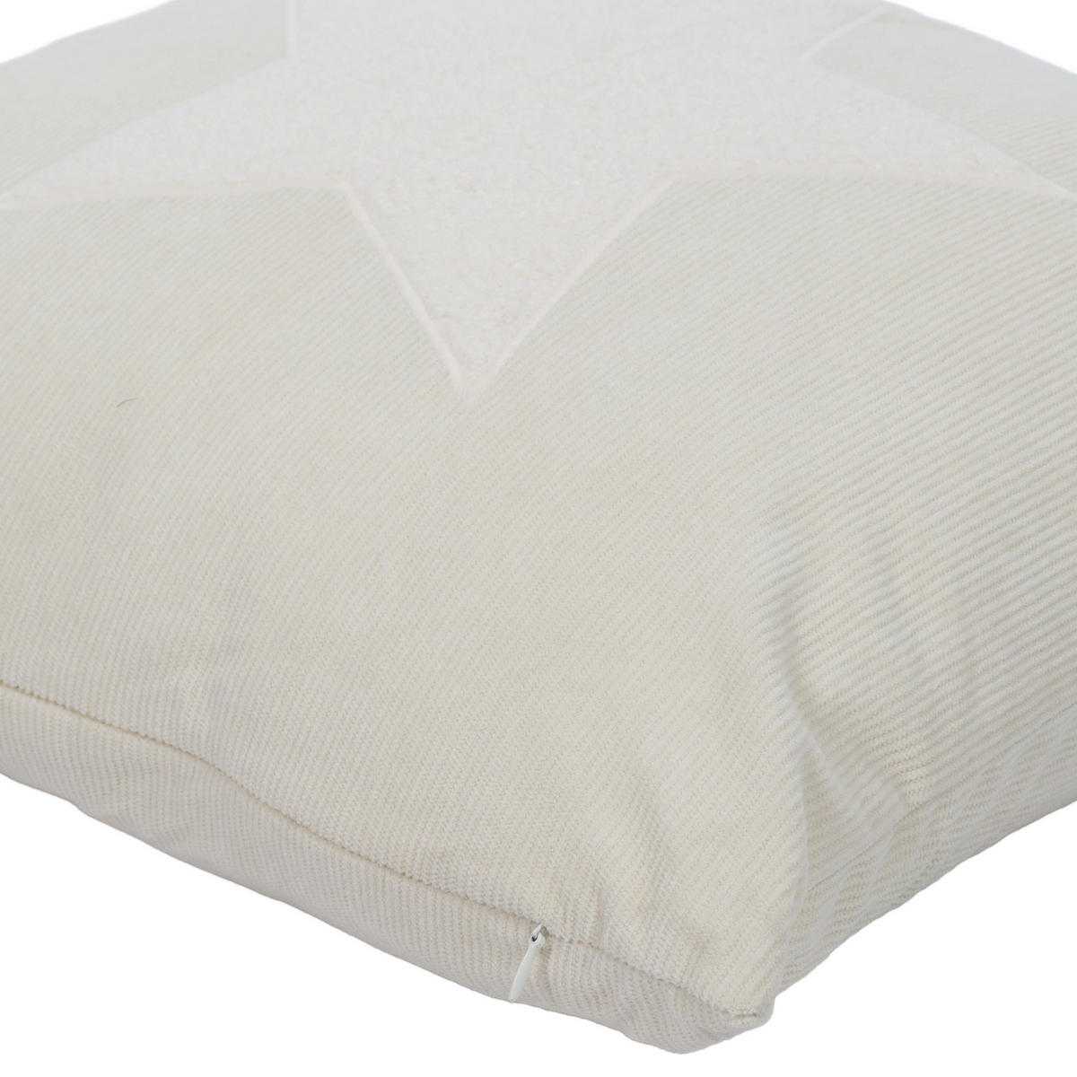 KISSEN Weihnachtsmotiv 45/45 cm - Weiß, Textil (45cm) - Home Styling Collection