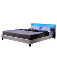 LED BETT ASTRO - Weiß - Weiß, Kunststoff - Home Deluxe