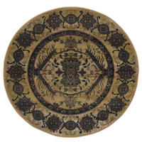 WEBTEPPICH Gabiro 3070 200x200 cm - Beige, Textil (200/200cm) - THEKO