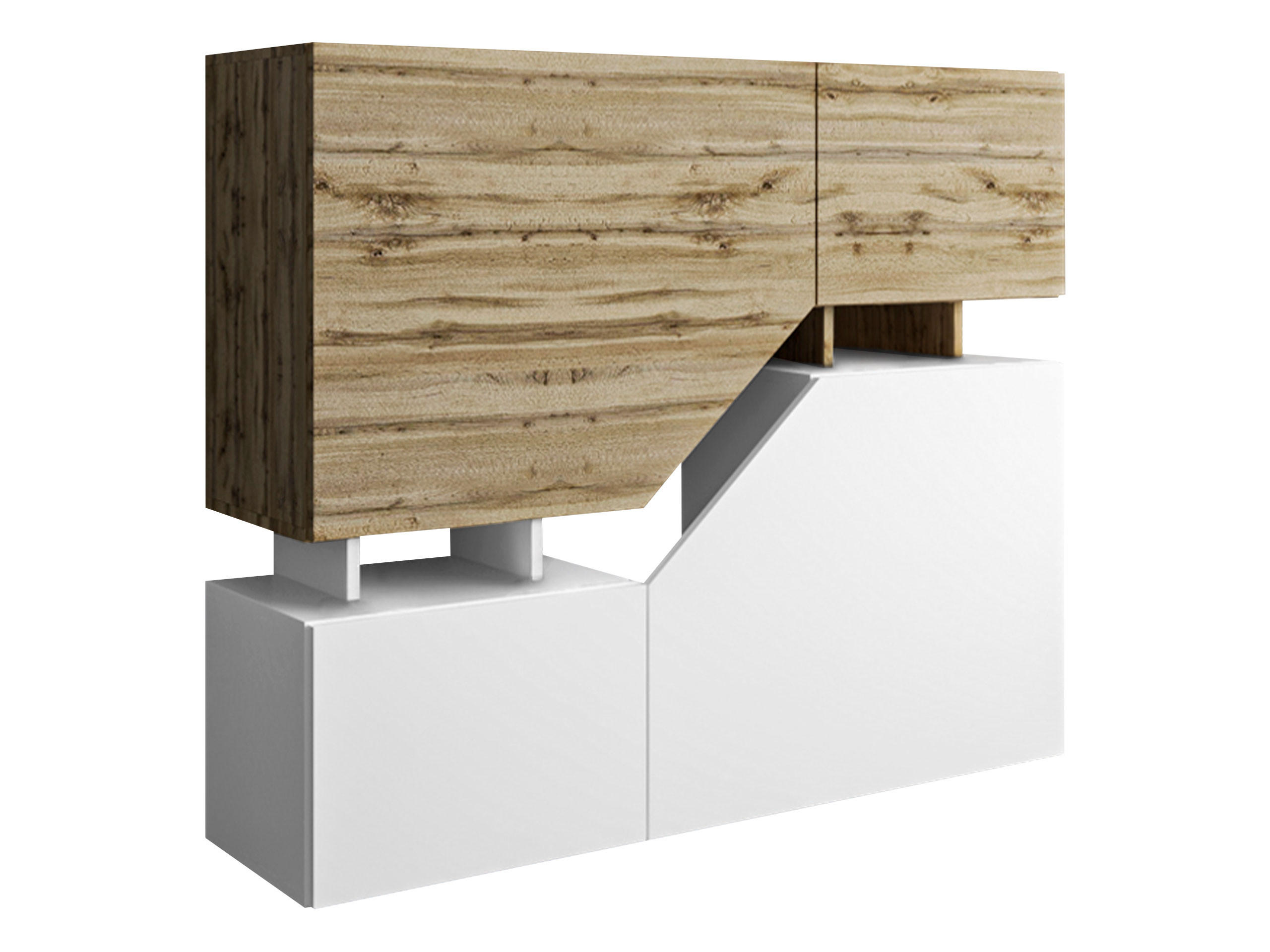 KOMMODE Ceelias - Weiß, Holzwerkstoff (120/100/35cm) - MIRJAN24