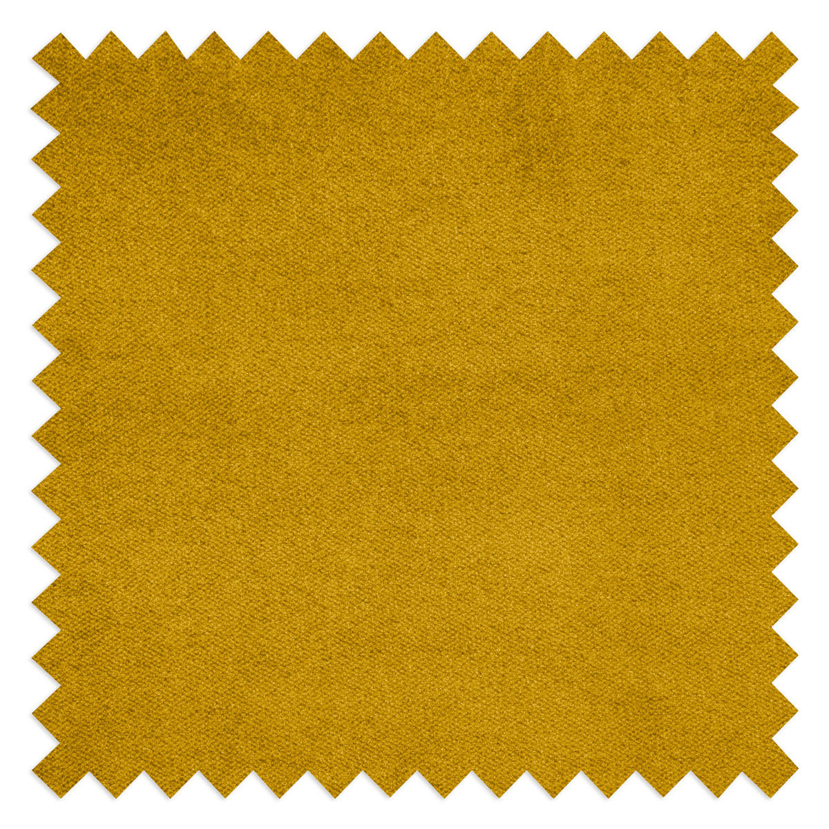 POLSTERBANK - Samt - Gelb, Textil (101/51/33cm) - home24