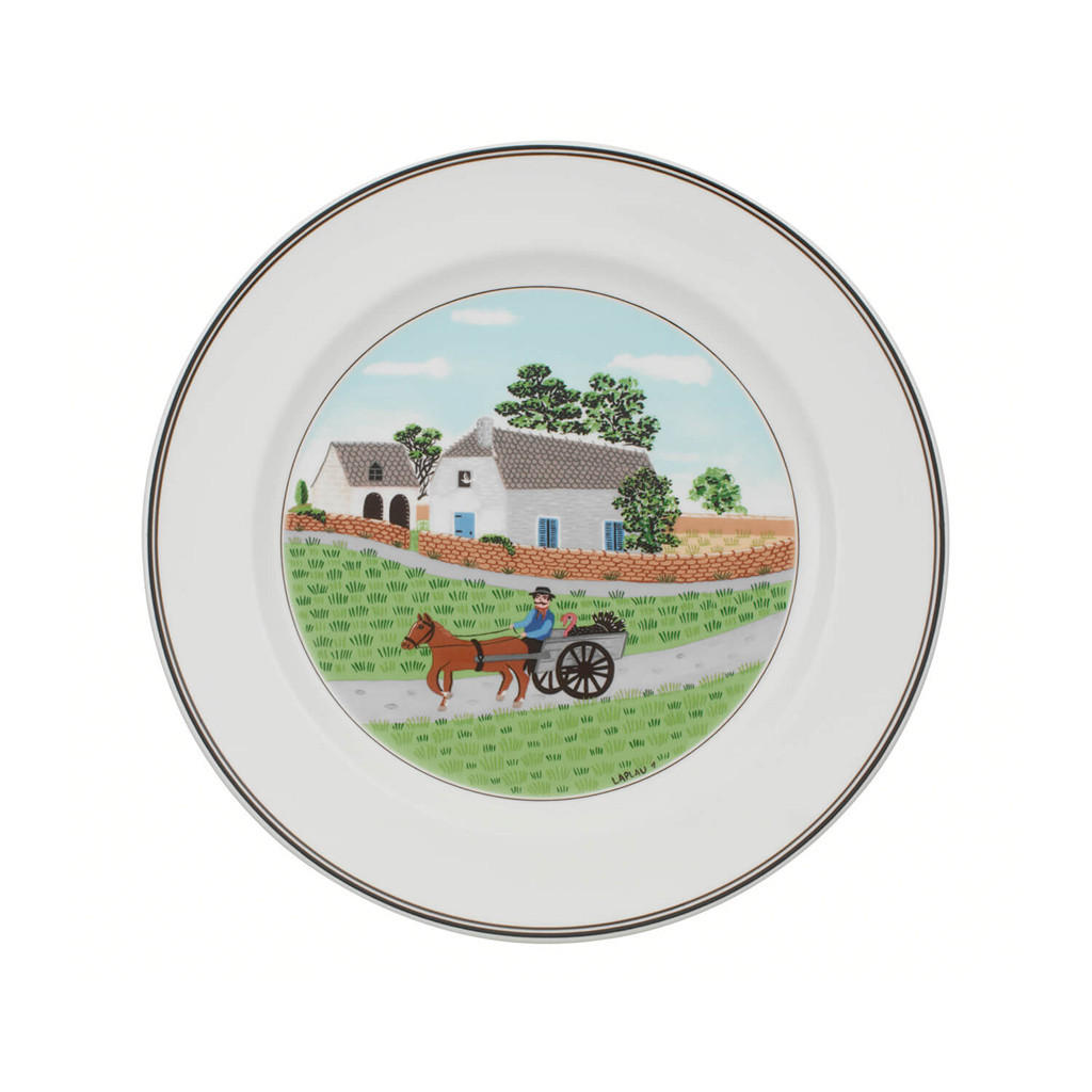 SPEISETELLER BAUER Design Naif bunt ø 27 cm - Multicolor, Keramik (27cm) - Villeroy & Boch