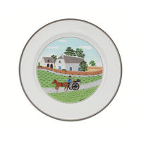 SPEISETELLER BAUER Design Naif bunt ø 27 cm - Multicolor, Keramik (27cm) - Villeroy & Boch