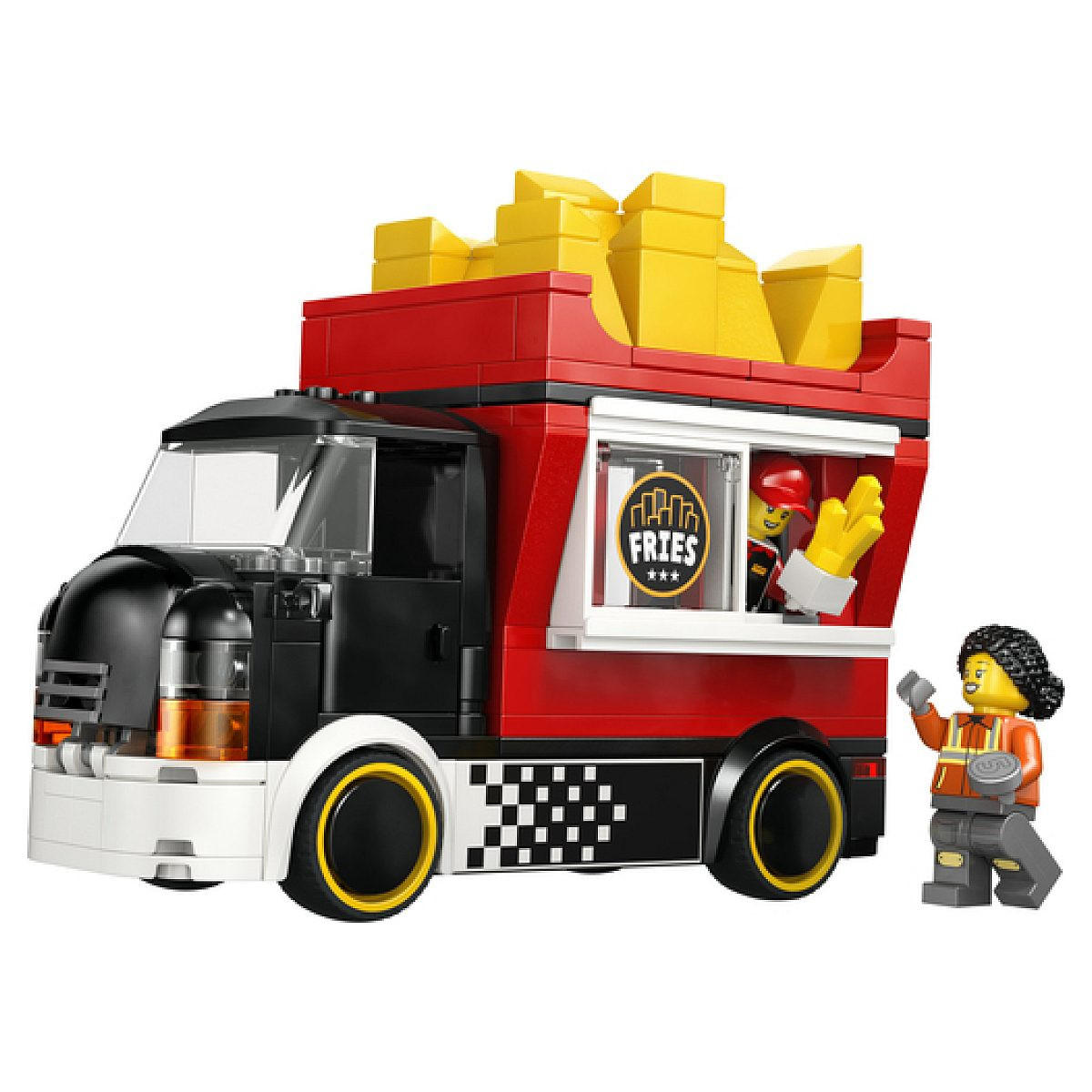 KLEMMBAUSTEINE City Pommes-Frites-Imbisswagen - Blau, Kunststoff (19.1/6.1/26.2cm) - Lego