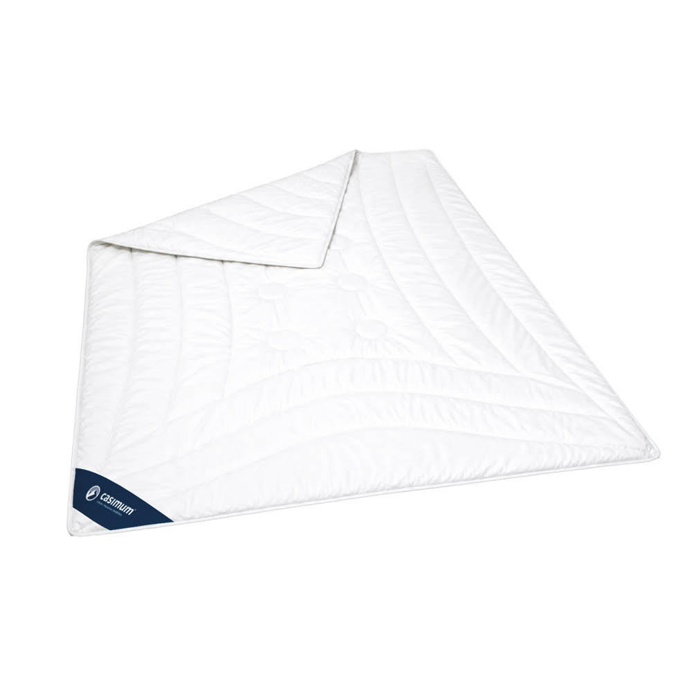 STEPPBETT Kamelhaar 240x220 cm Extra Leicht, Sommerdecke 100% Kamelflaumhaar - Weiß, Textil (240/220cm) - casimum
