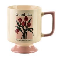 BECHER Rejka Rosa 8/11.5/10.5 cm Porzellan - Rosa, Keramik (0.3L) - Mondex