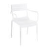 GARTENSTUHL, Weiß - Weiß, Kunststoff (50/82/54cm) - Oviala