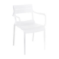 GARTENSTUHL, Weiß - Weiß, Kunststoff (50/82/54cm) - Oviala