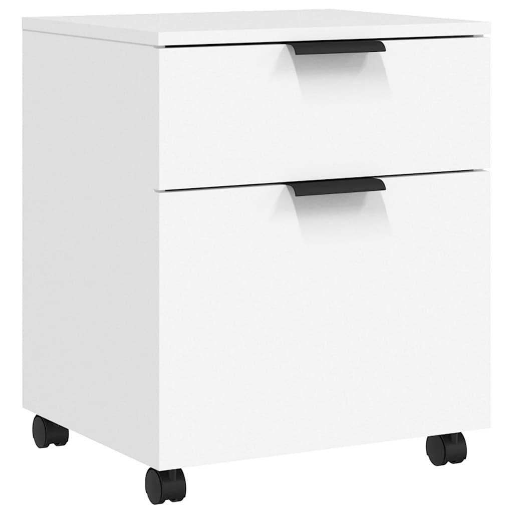 Deluke Rollcontainer Weiß 45x54x38 cm
